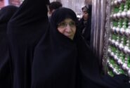 دختر امام خمینی(ره) آراء خود را به صندوق انداخت